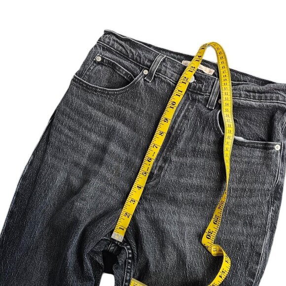 Levi's Womens 70's High Flare Jeans, Grey Wash, Wide Leg, Denim, Size 30 - Picture 4 of 10